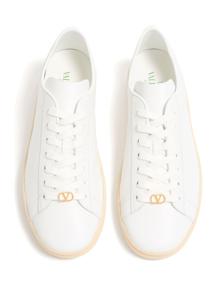 Valentino Garavani Royco Leather Sneakers - White