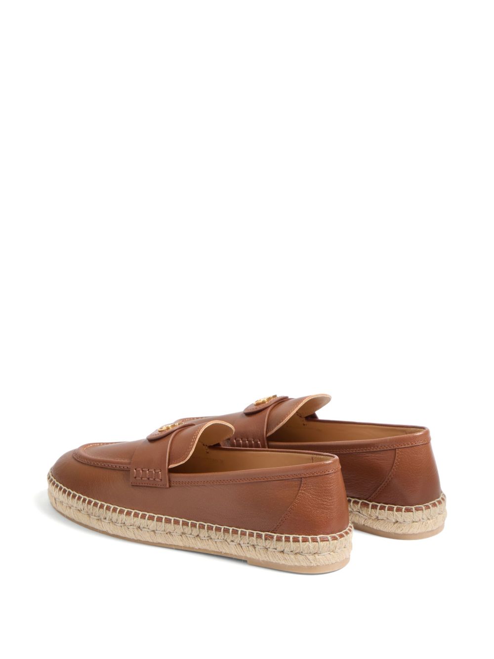 Valentino Garavani VLogo Espadrilles - Leather Brown