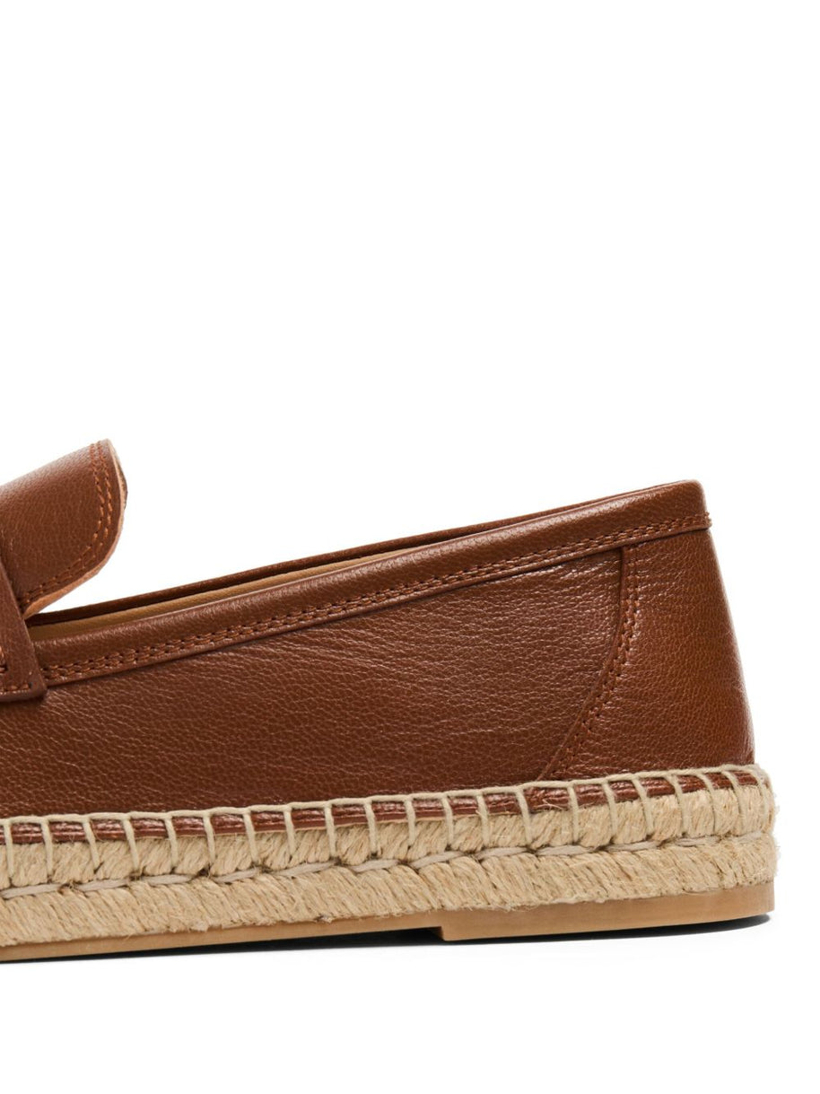 Valentino Garavani VLogo Espadrilles - Leather Brown