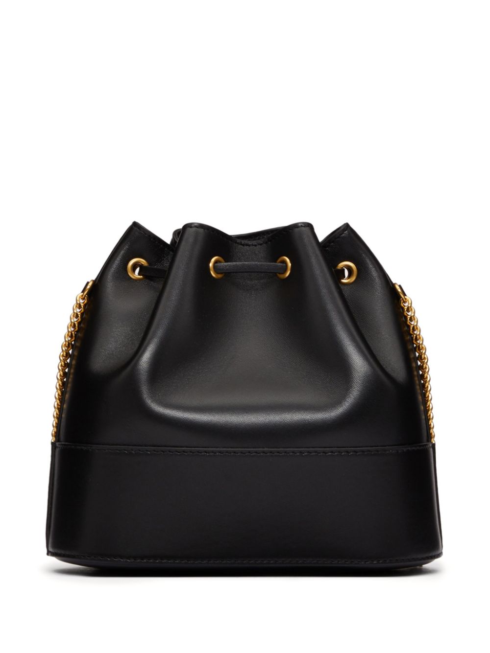 Valentino Garavani VLogo Signature Leather Mini Bag - Black