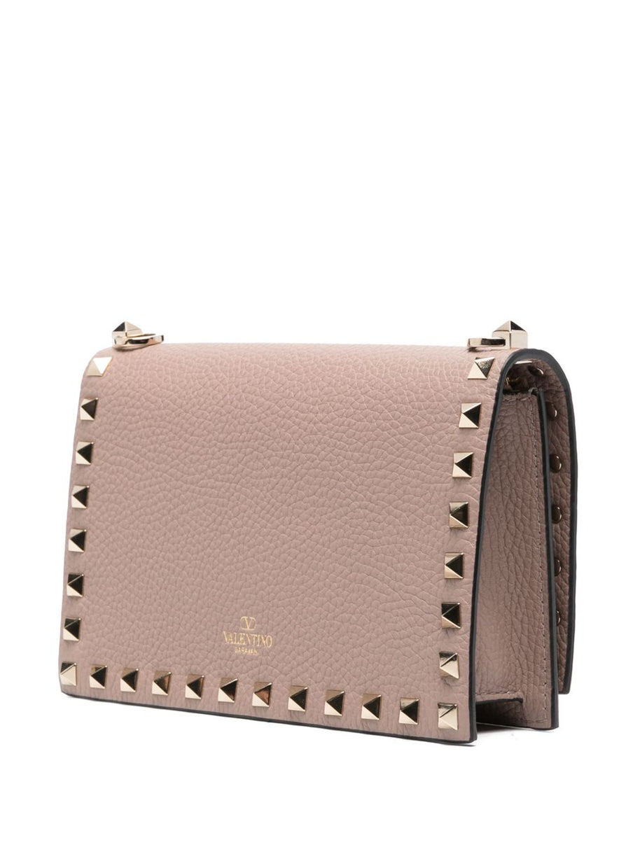 Valentino Garavani Rockstud Leather Mini Bag - Powder