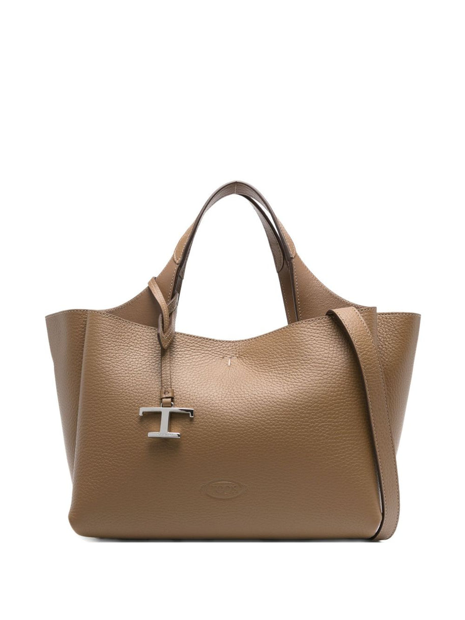 Tod's Mini Leather T-detail Tote Bag