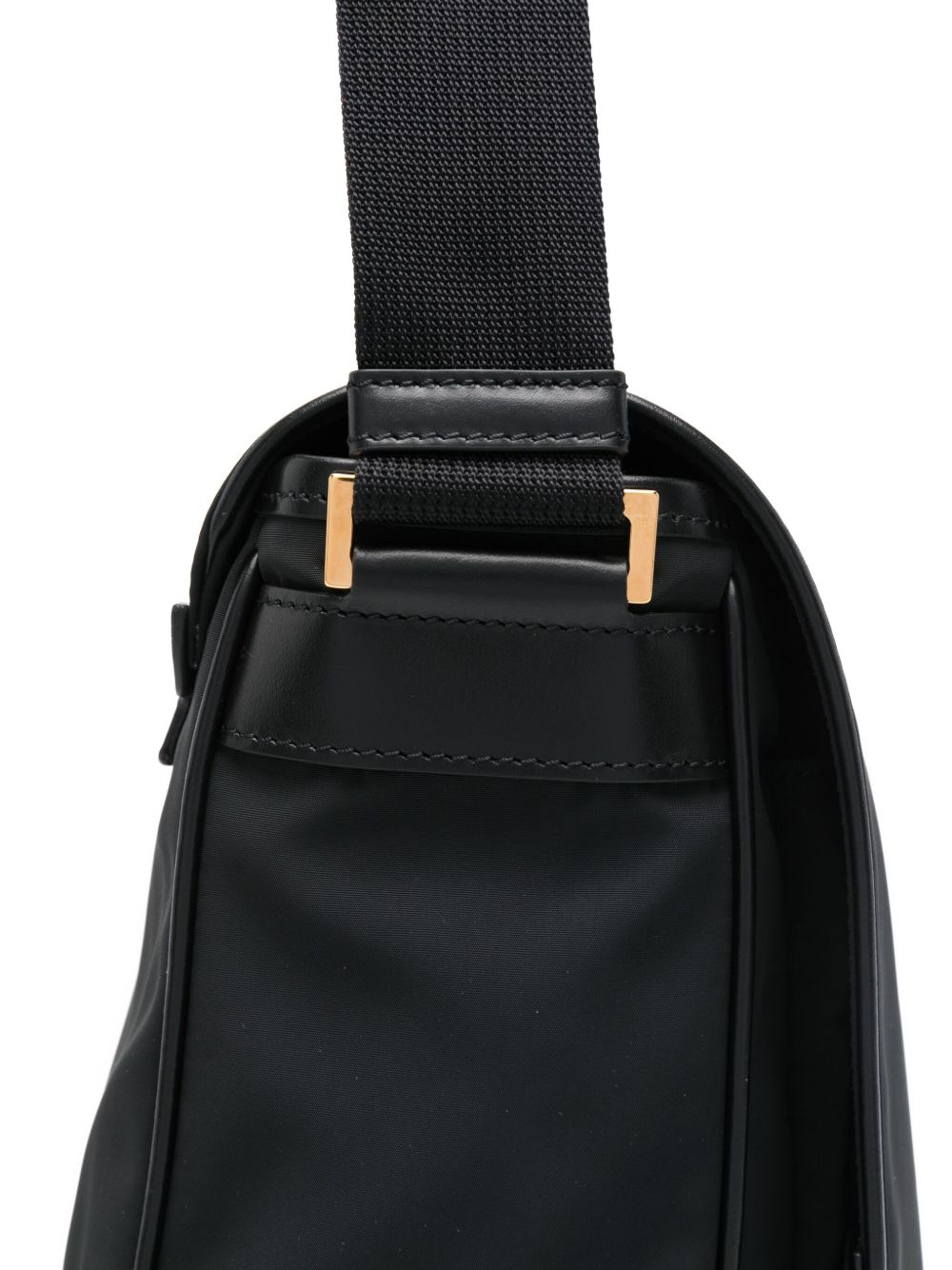 Tom Ford Recycled Nylon Large Messenger Bag - Black