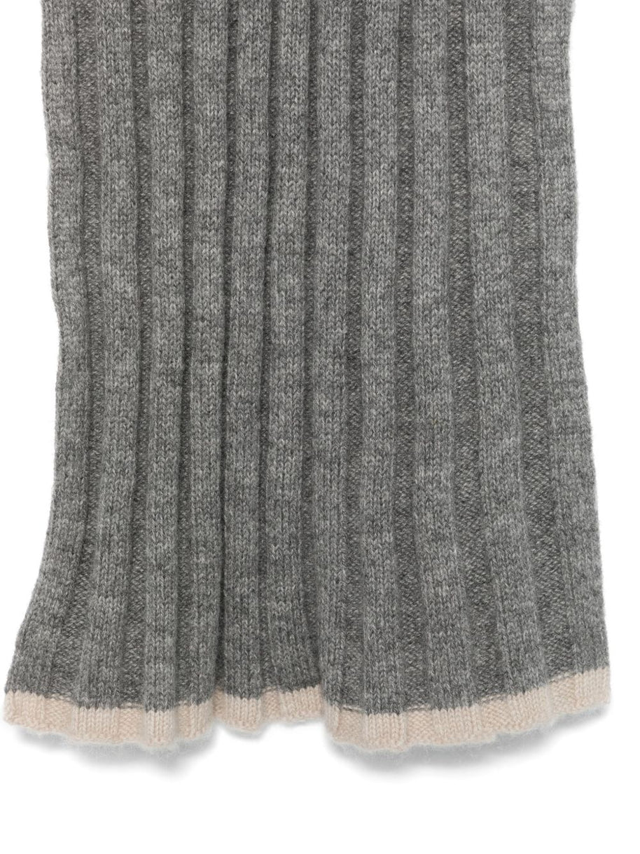 Brunello Cucinelli Cashmere Scarf - Grey