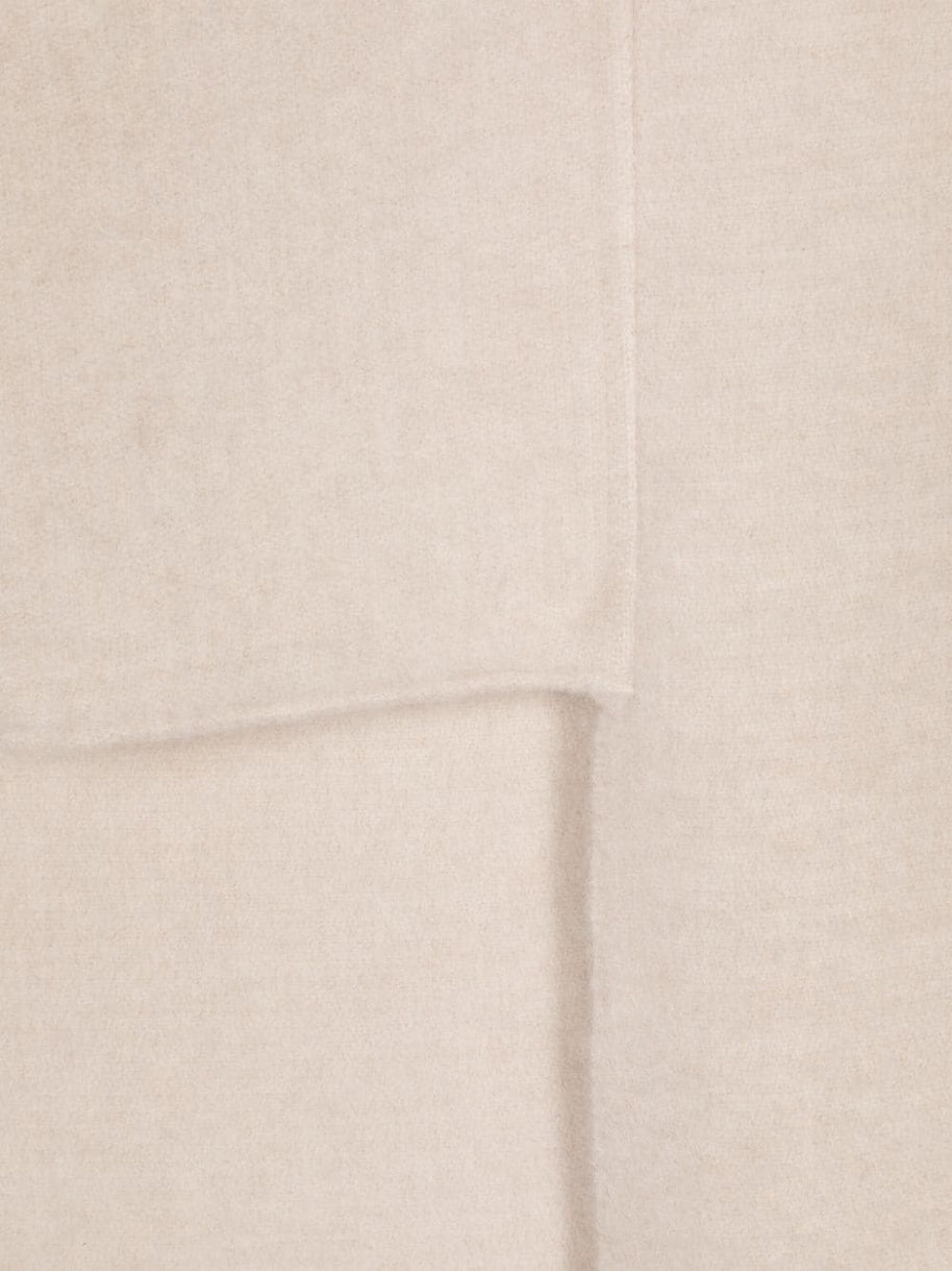 Brunello Cucinelli Wool And Cashmere Hooded Scarf - Beige
