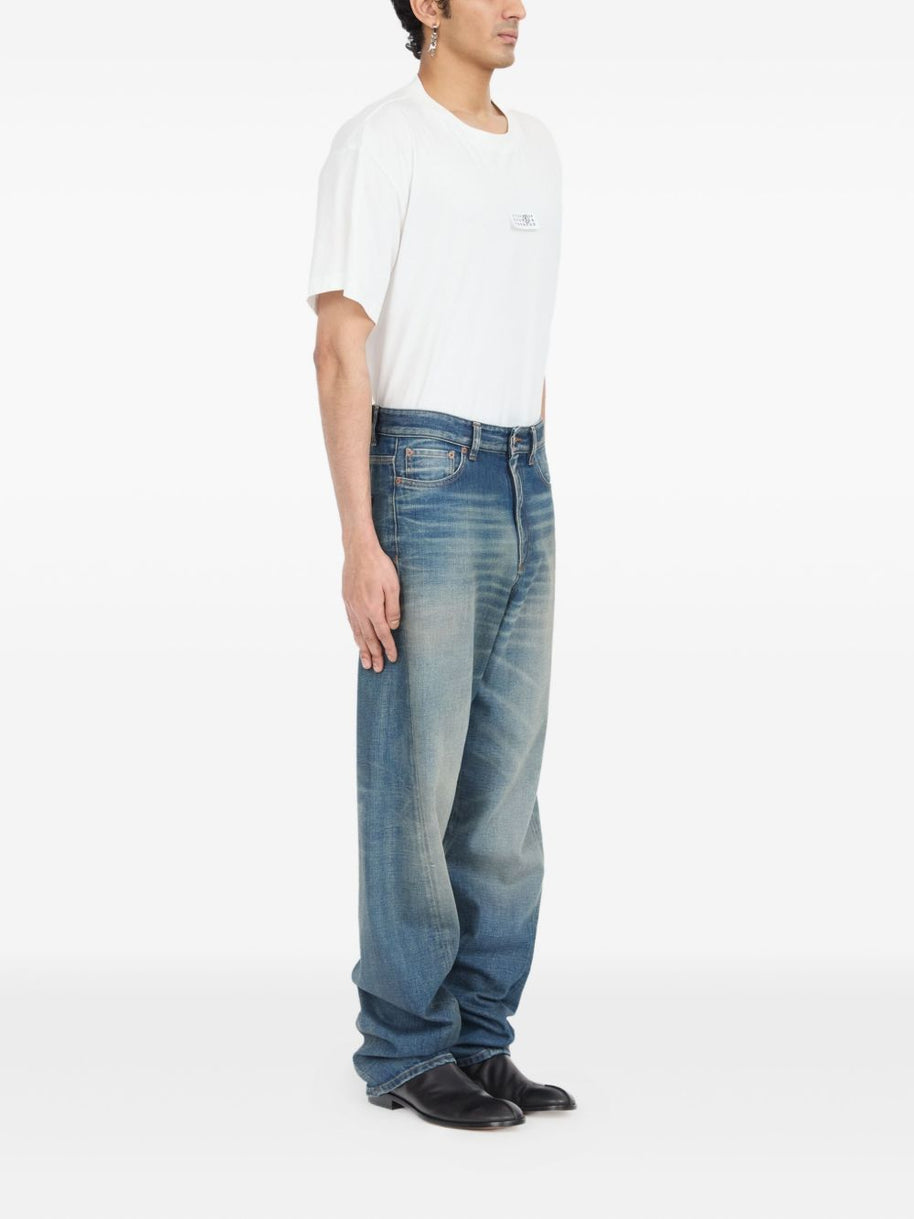 MM6 Maison Margiela Denim Jeans - Clear Blue