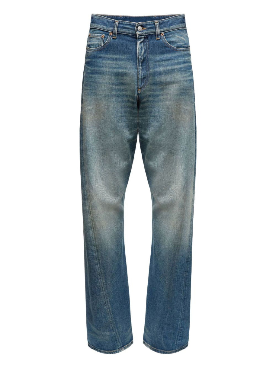 MM6 Maison Margiela Denim Jeans - Clear Blue