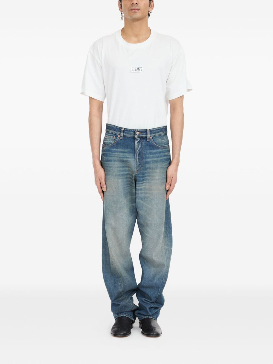 MM6 Maison Margiela Denim Jeans - Clear Blue