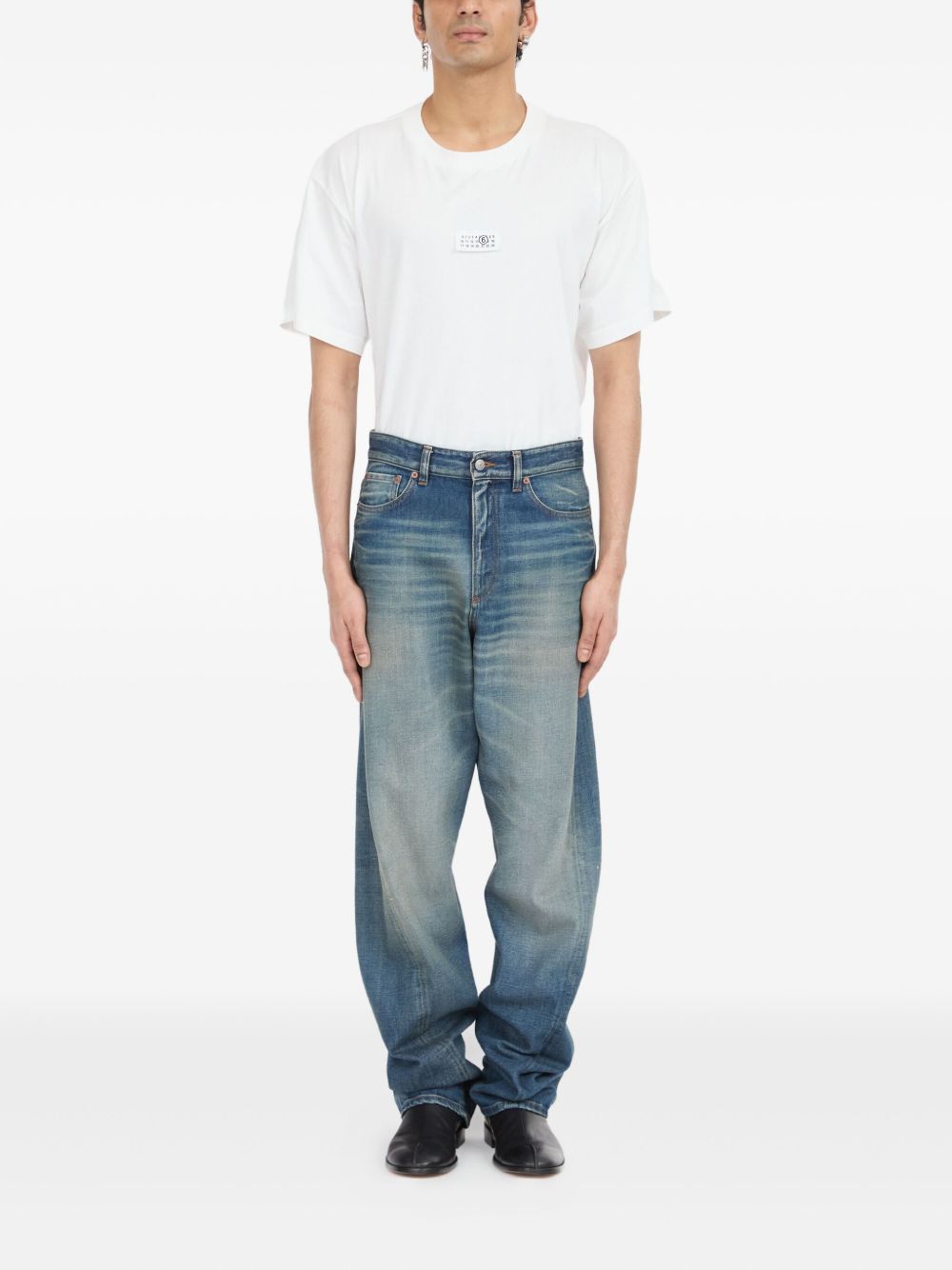 MM6 Maison Margiela Denim Jeans - Clear Blue