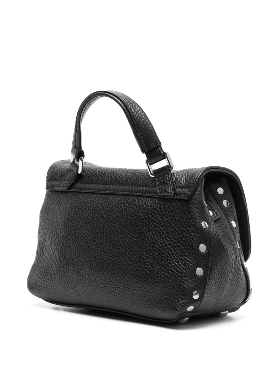 Zanellato Postina Daily Baby Leather Handbag - Black