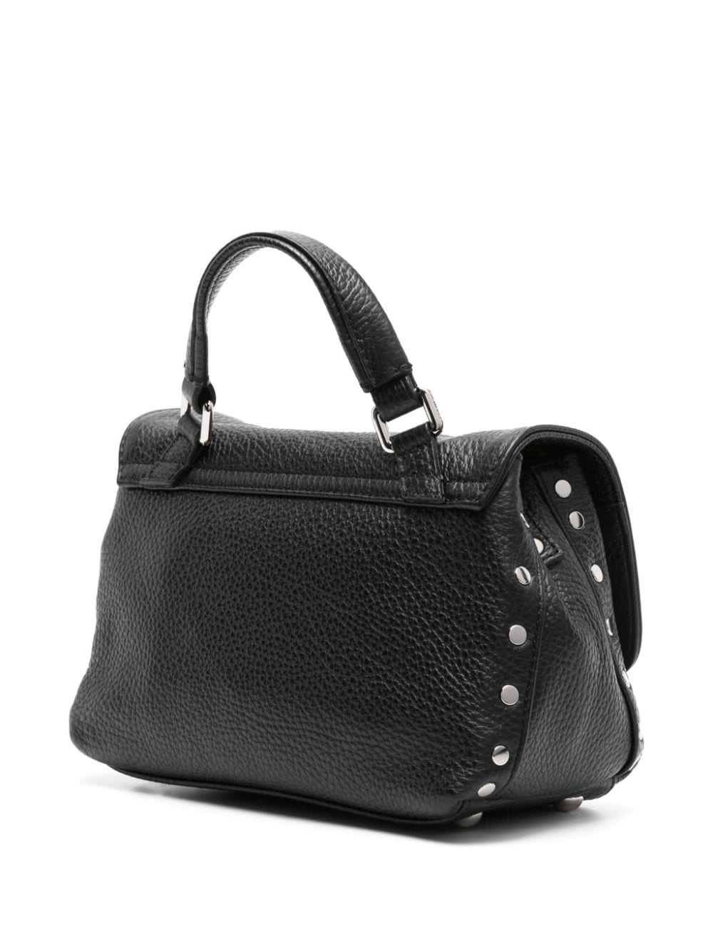 Zanellato Postina Daily Baby Leather Handbag - Black