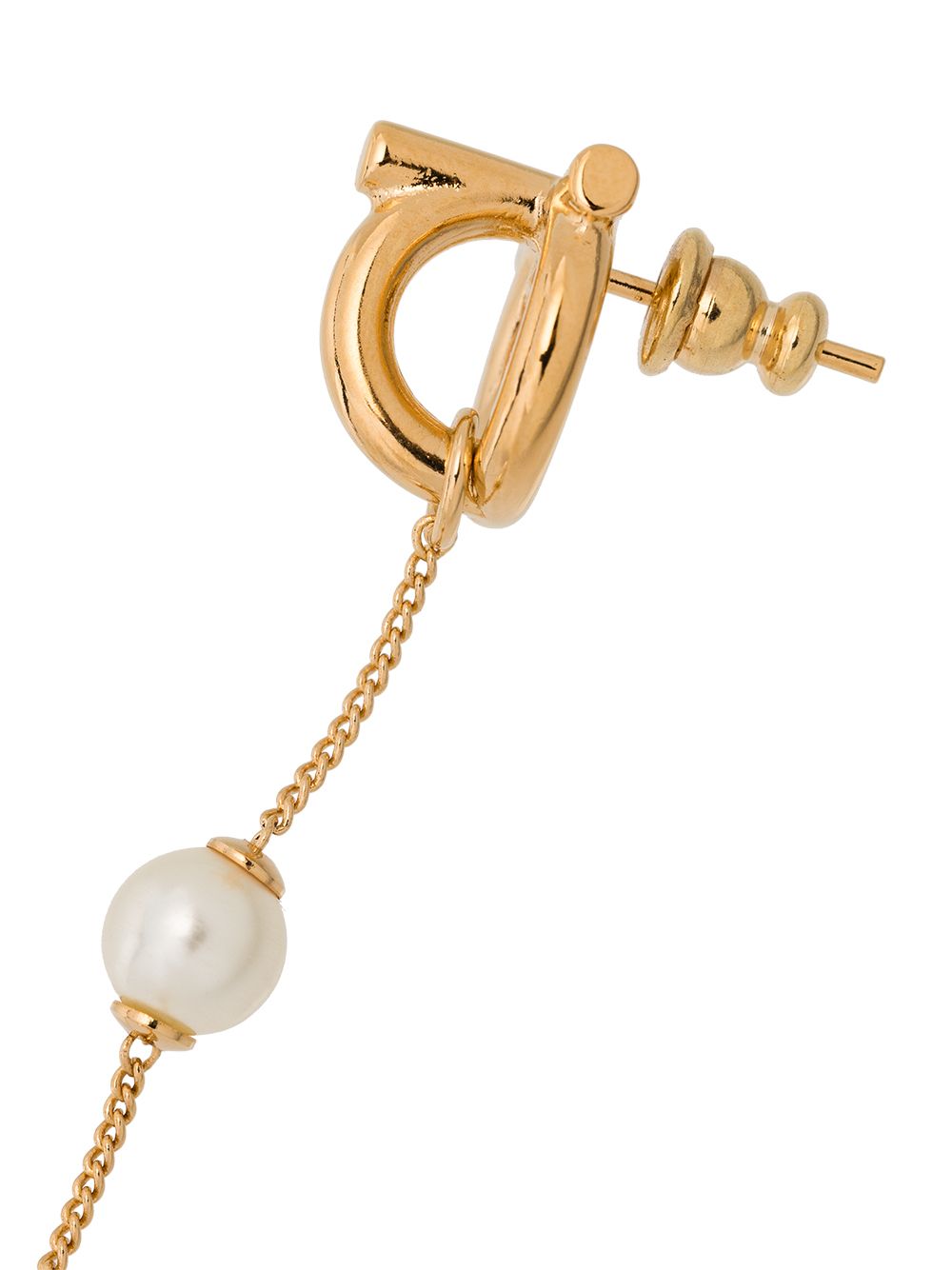 Ferragamo Gancini Earrings - Silver