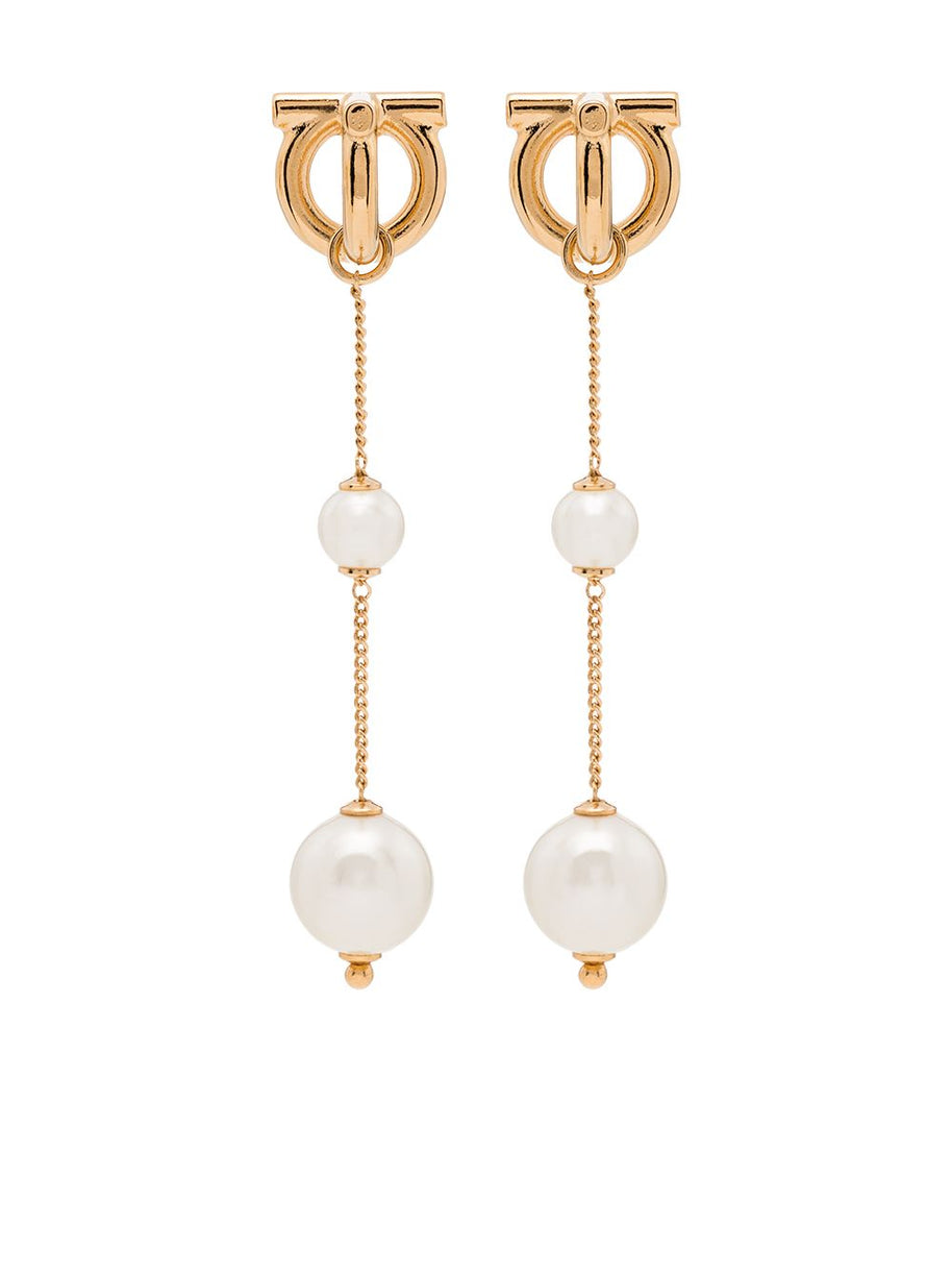 Ferragamo Gancini Earrings - Silver