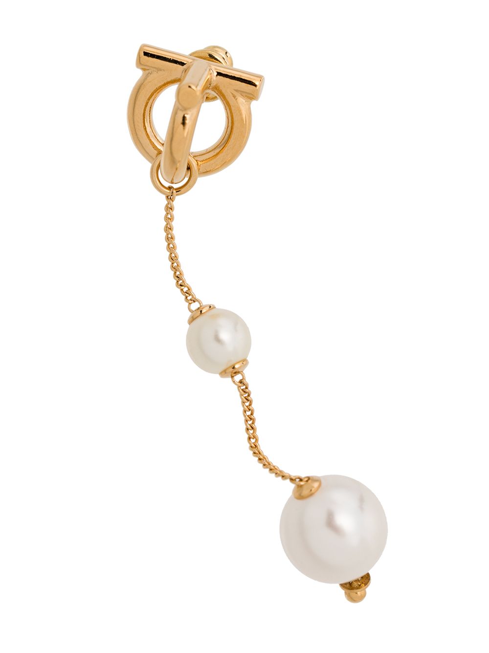 Ferragamo Gancini Earrings - Silver