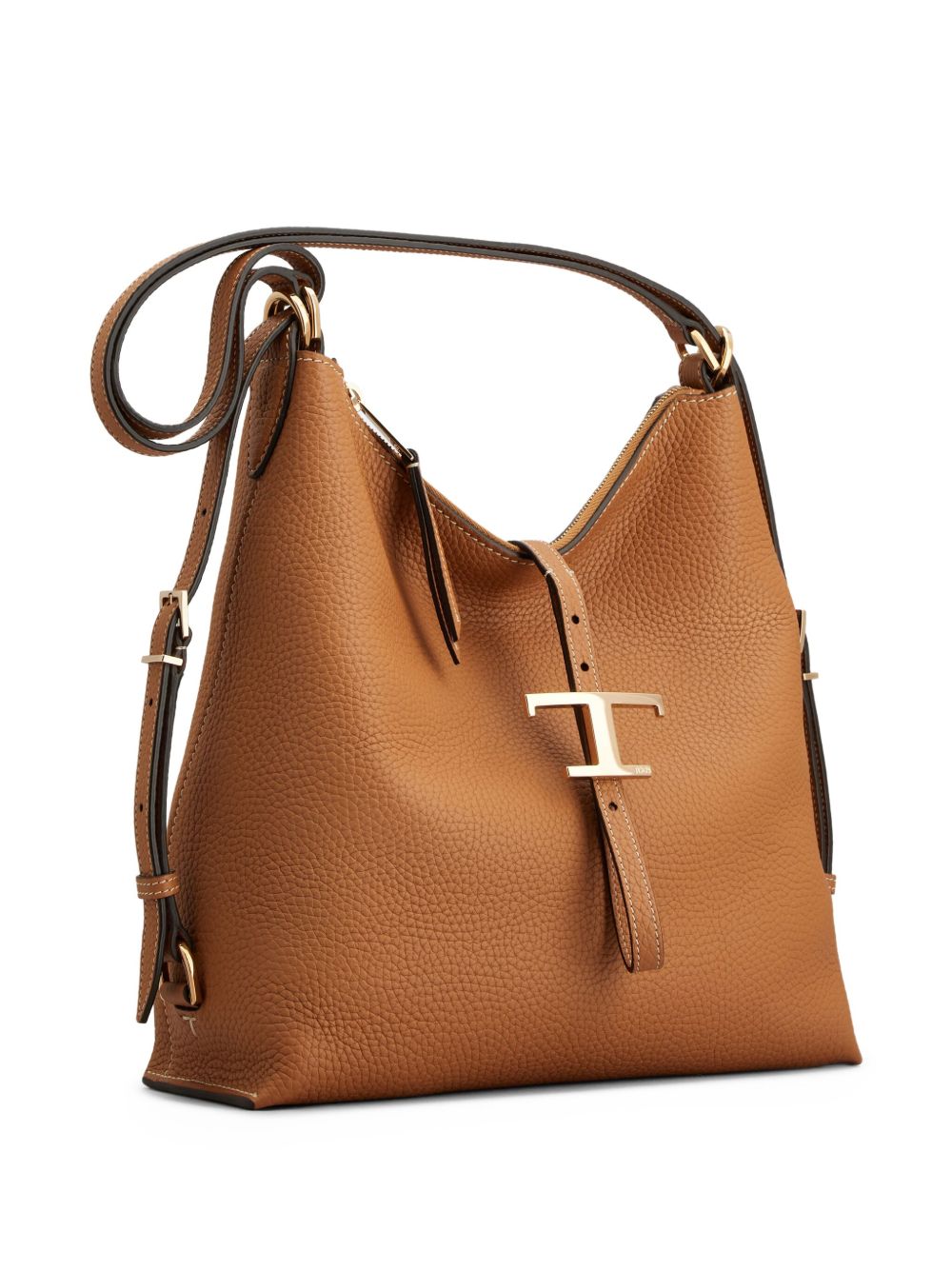 Tod's Leather Shoulder Bag - Leather Brown