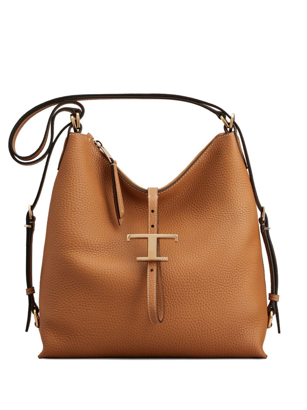 Tod's Leather Shoulder Bag - Leather Brown