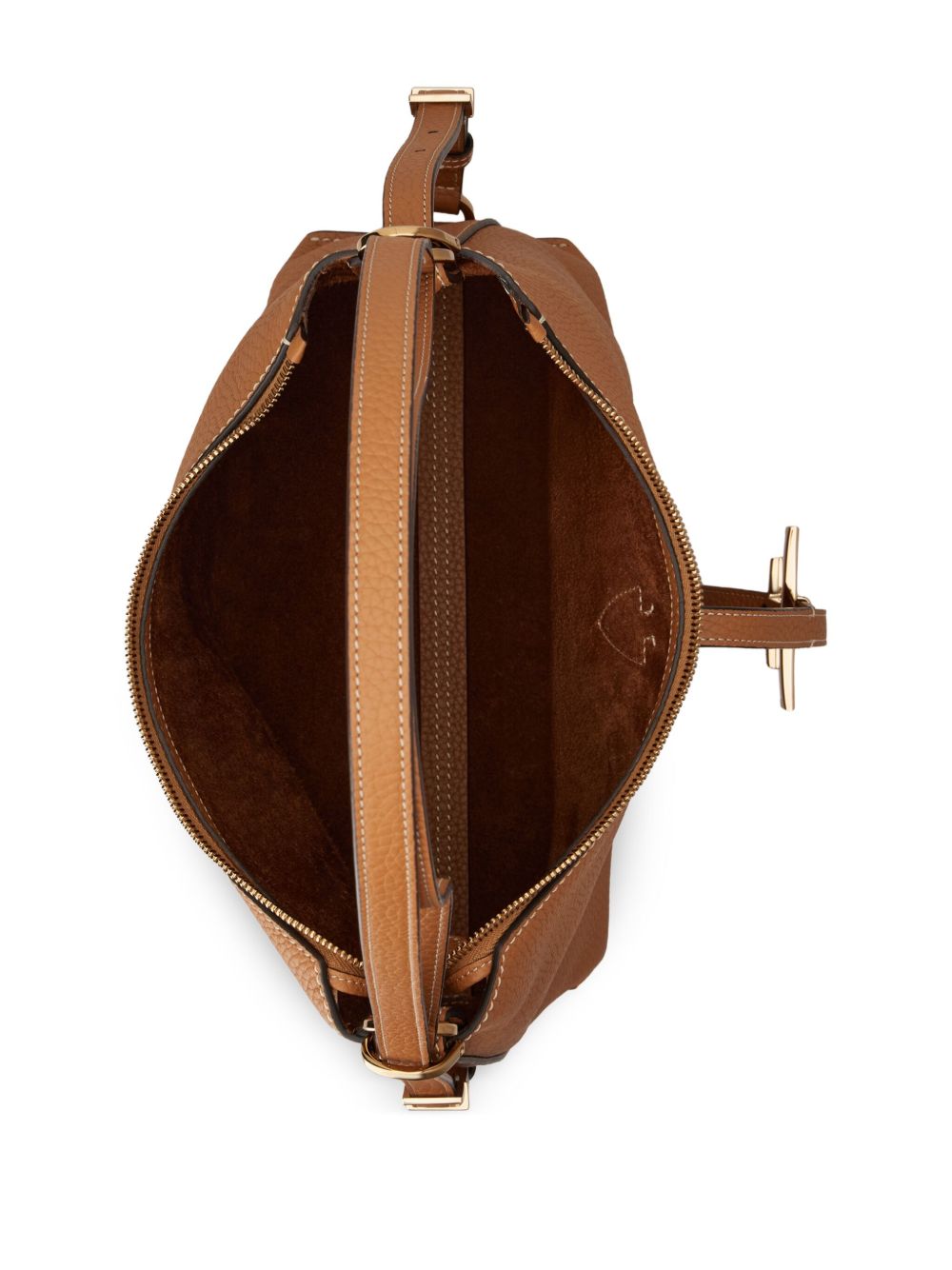 Tod's Leather Shoulder Bag - Leather Brown