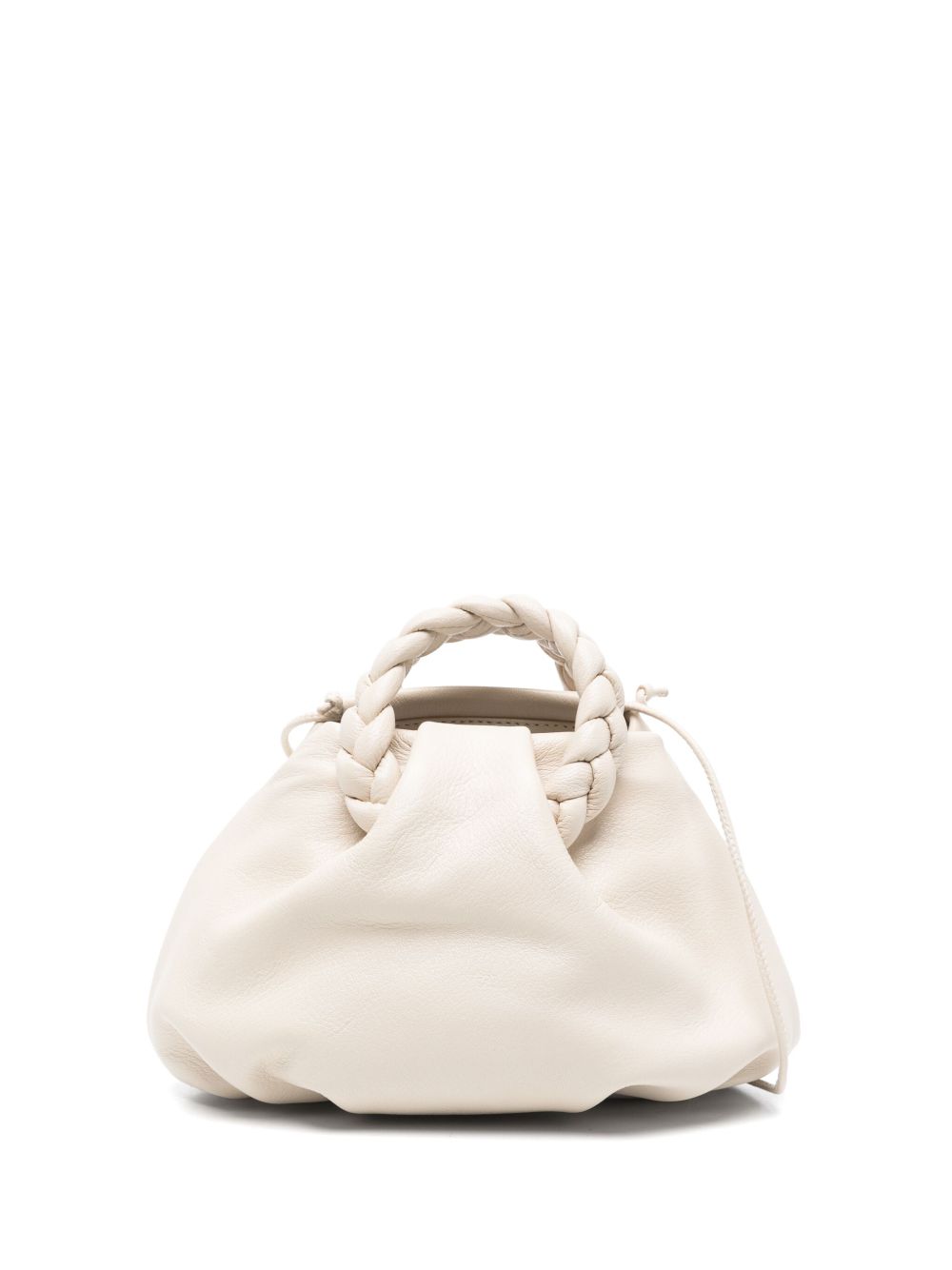 HEREU Bombon Small Leather Handbag - Beige