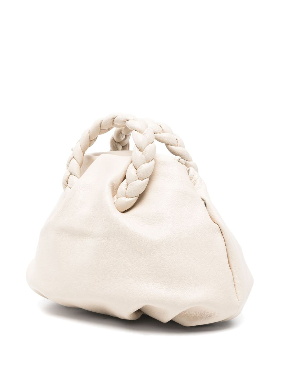 HEREU Bombon Small Leather Handbag - Beige
