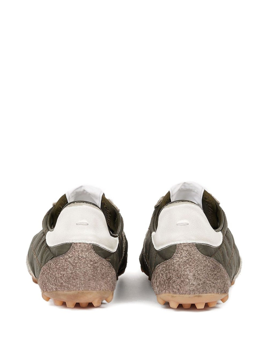 Maison Margiela Low Leather Sneakers - Green
