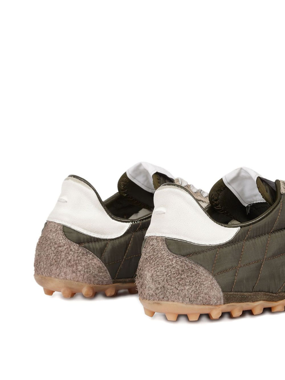 Maison Margiela Low Leather Sneakers - Green