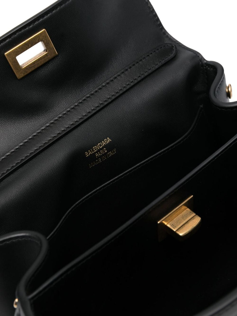 Balenciaga Rodeo Mini Leather Handbag - Black