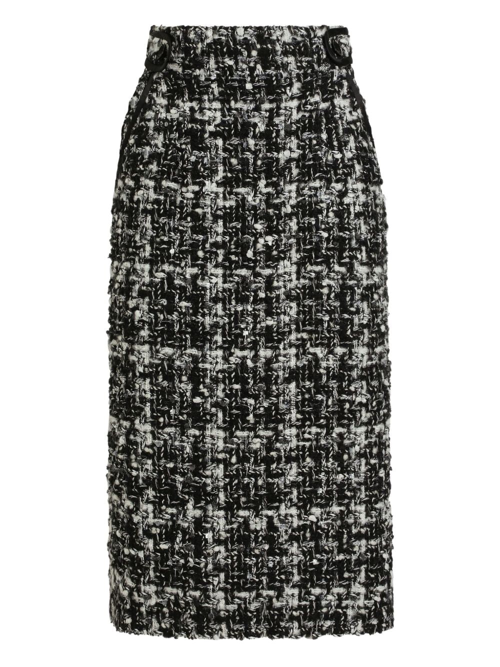 Dolce & Gabbana Wool Blend Midi Skirt - Grey – Blush Lux