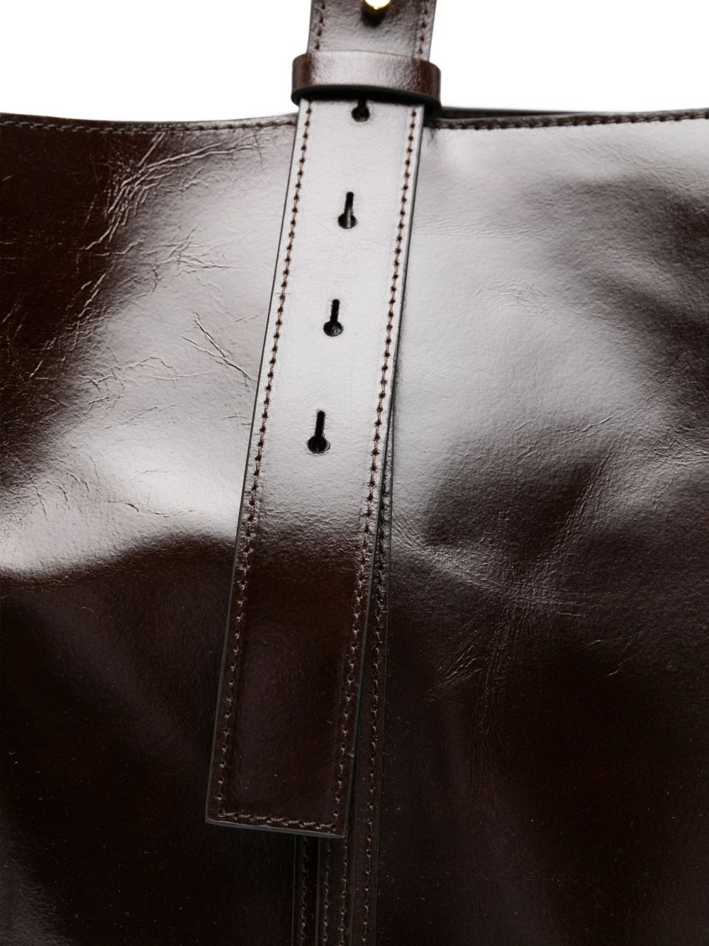 Golden Goose 24.7 Leather Handbag - Brown