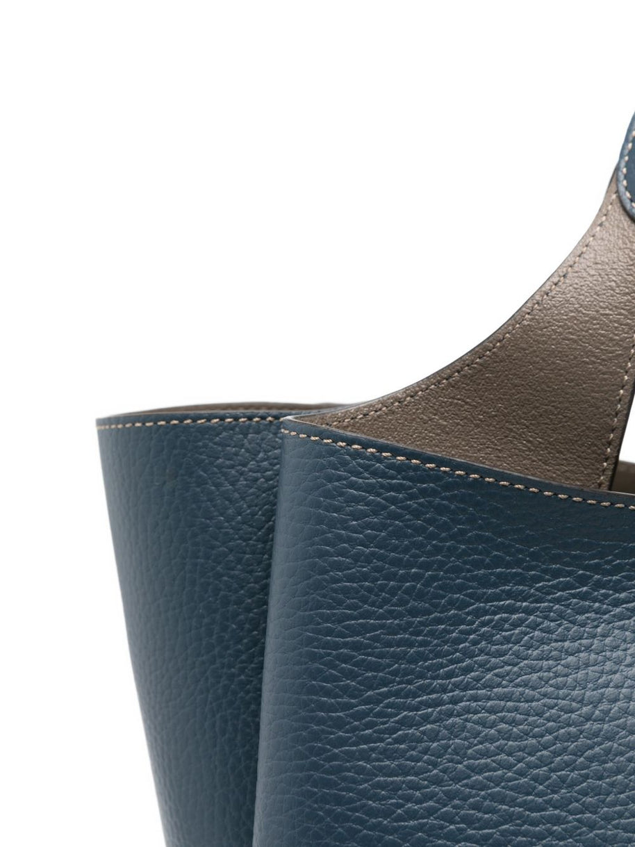 Tod's Mini Leather Shopping Bag -Green