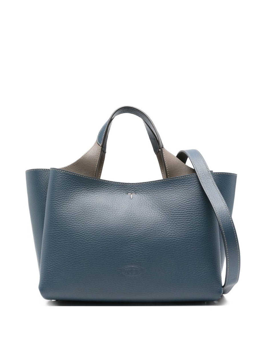 Tod's Mini Leather Shopping Bag -Green