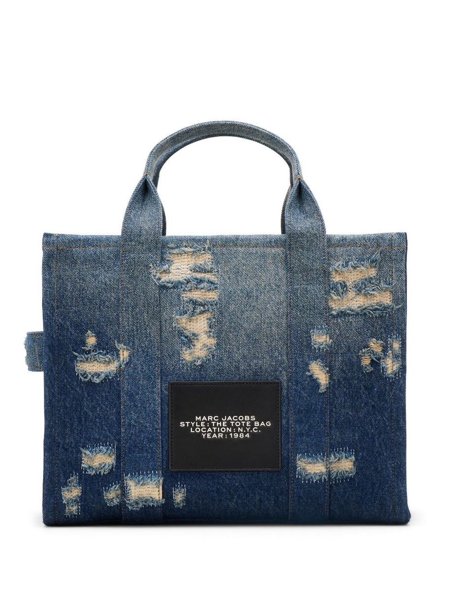 Marc Jacobs The Medium Tote Cotton Tote Bag - Blue
