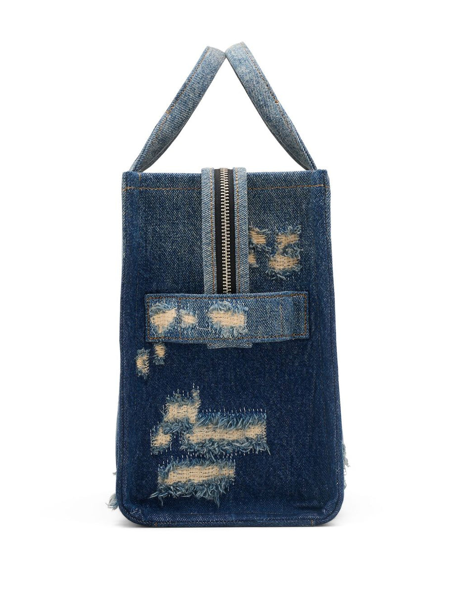 Marc Jacobs The Medium Tote Cotton Tote Bag - Blue