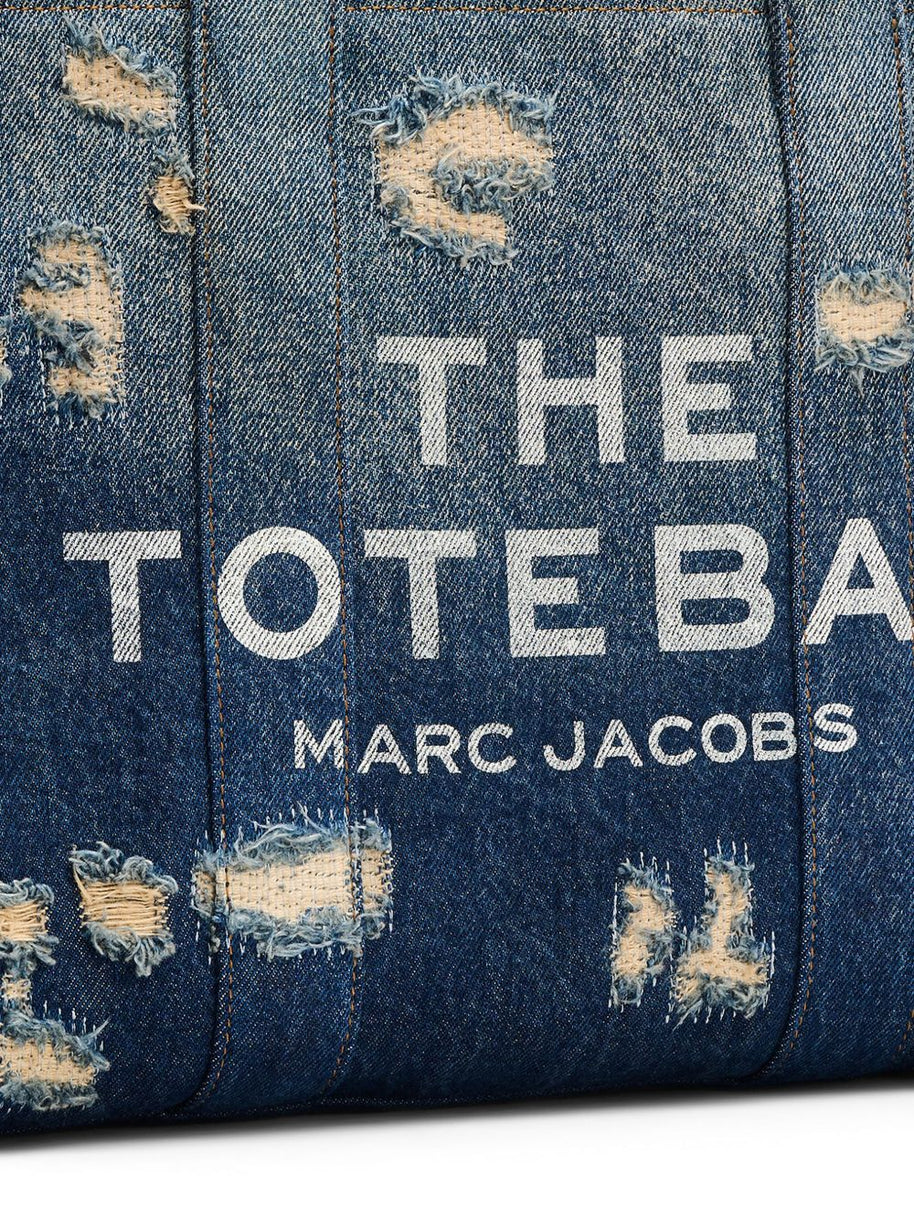 Marc Jacobs The Medium Tote Cotton Tote Bag - Blue