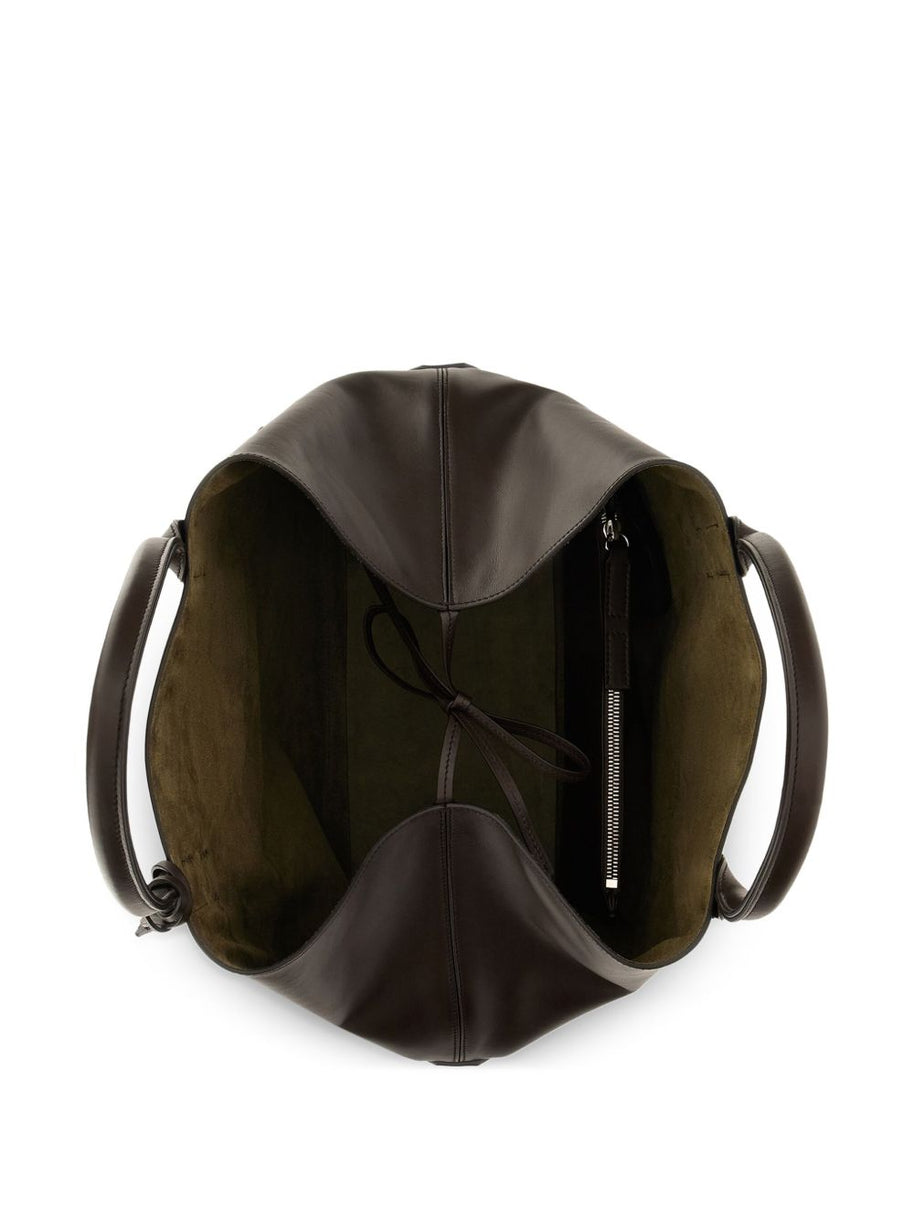 HOGAN PRE Script Medium Leather Tote Bag