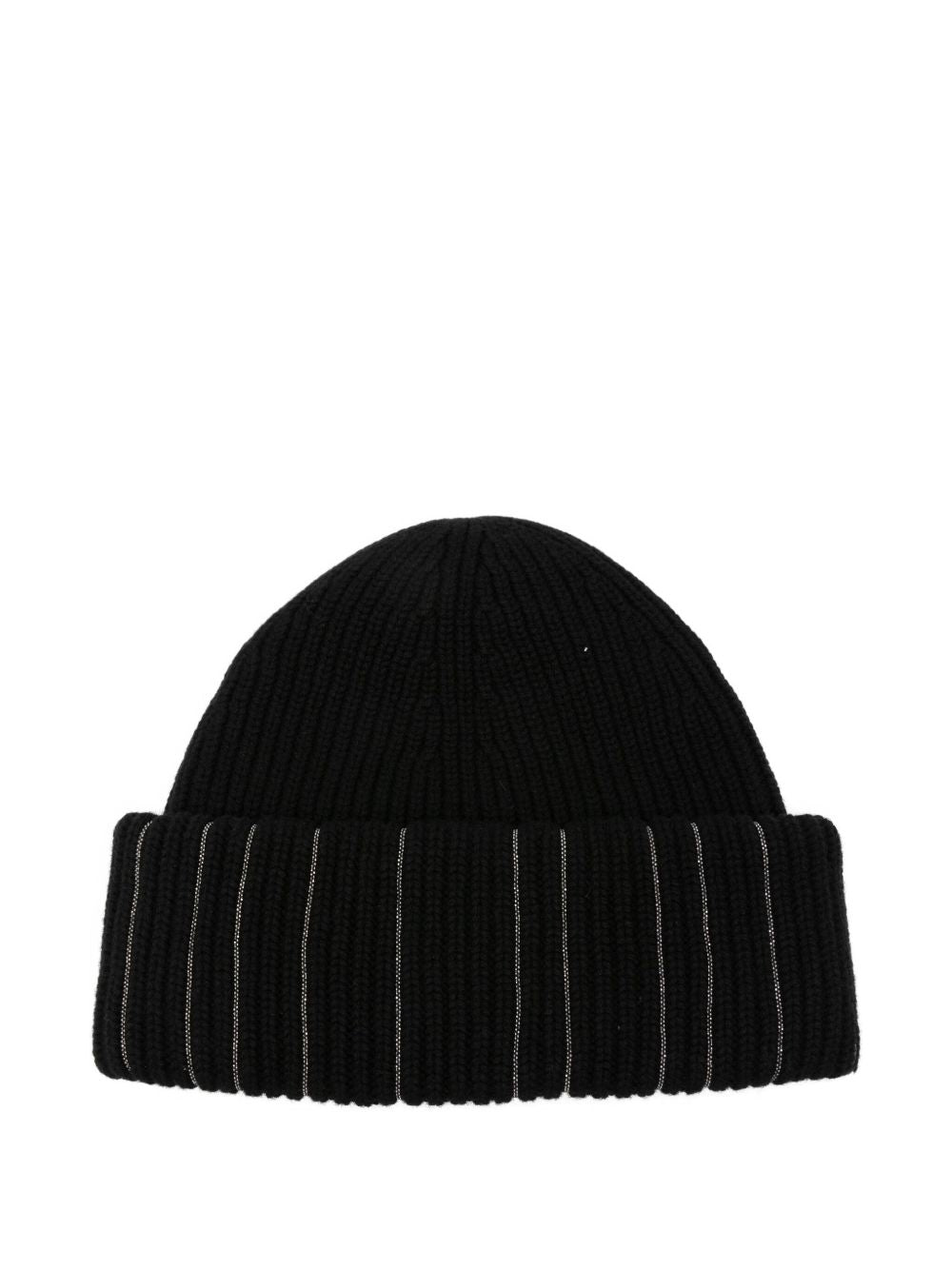 Fabiana Filippi Wool Beanie Hat - Black