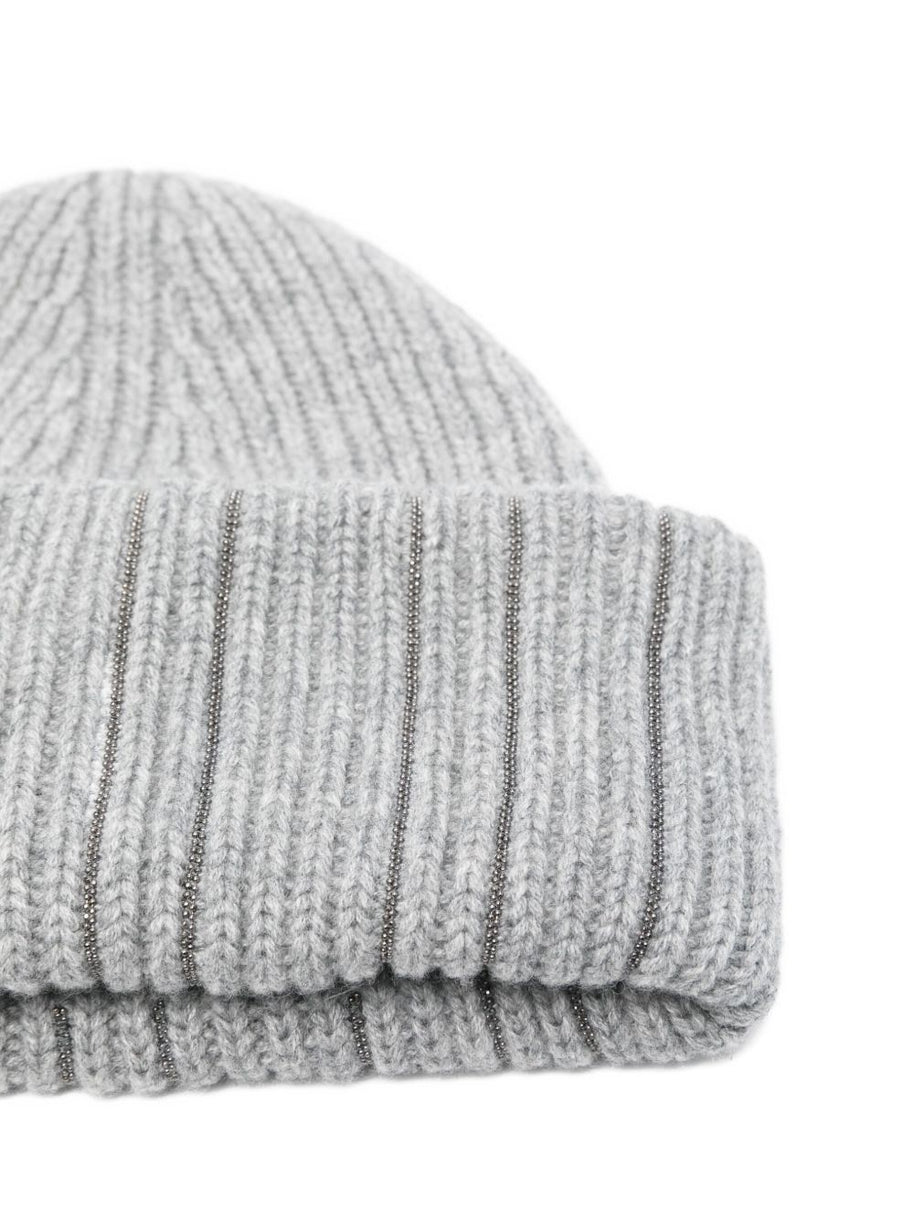 Fabiana Filippi Wool Beanie - Grey