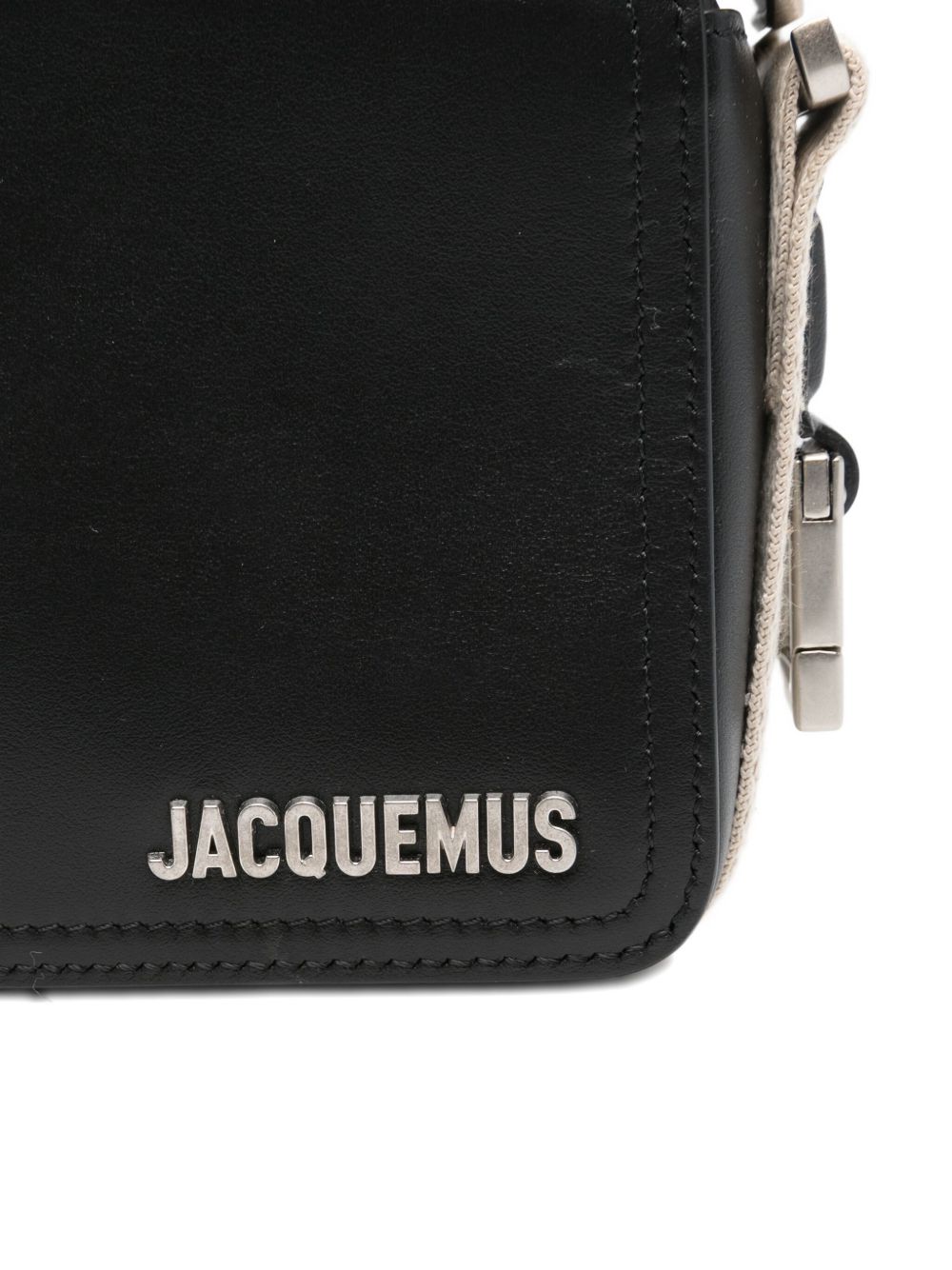 JACQUEMUS Le Cuerda Horizontal Crossbody Bag - Black