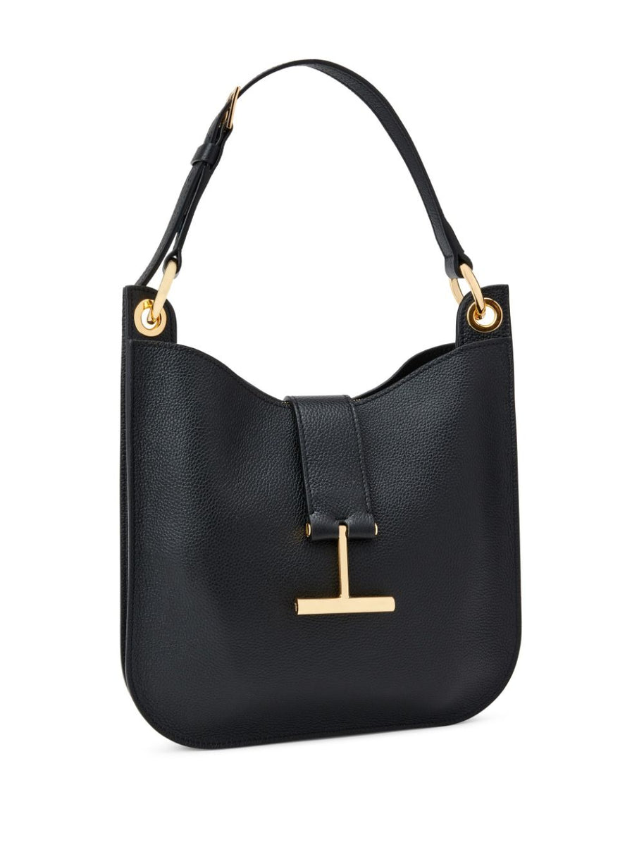 Tom Ford Tara Leather Crossbody Bag - Black