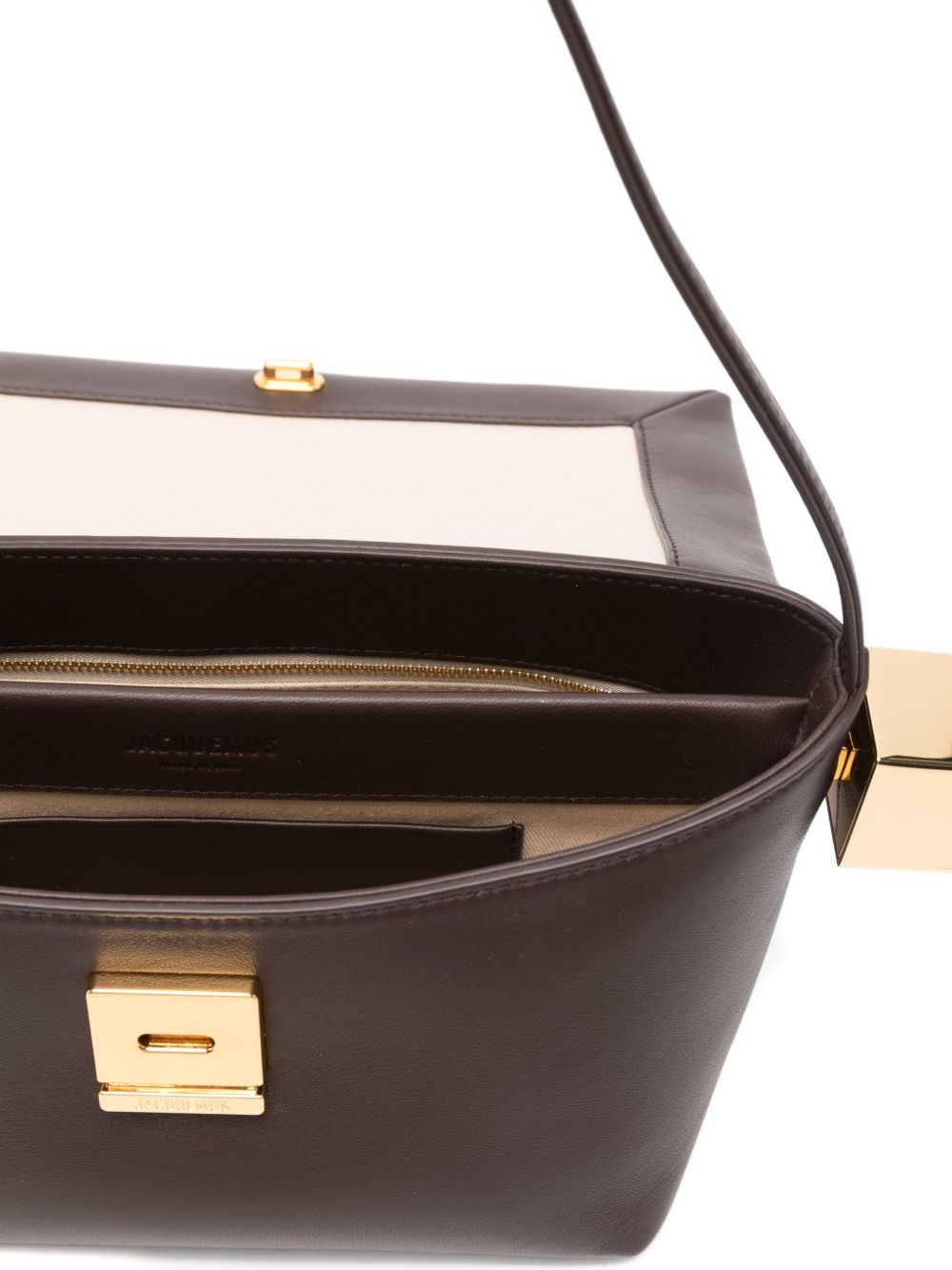 JACQUEMUS Le Rond Carré Shoulder Bag - Brown