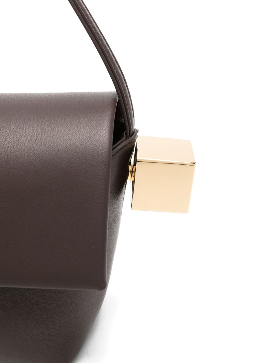 JACQUEMUS Le Rond Carré Shoulder Bag - Brown