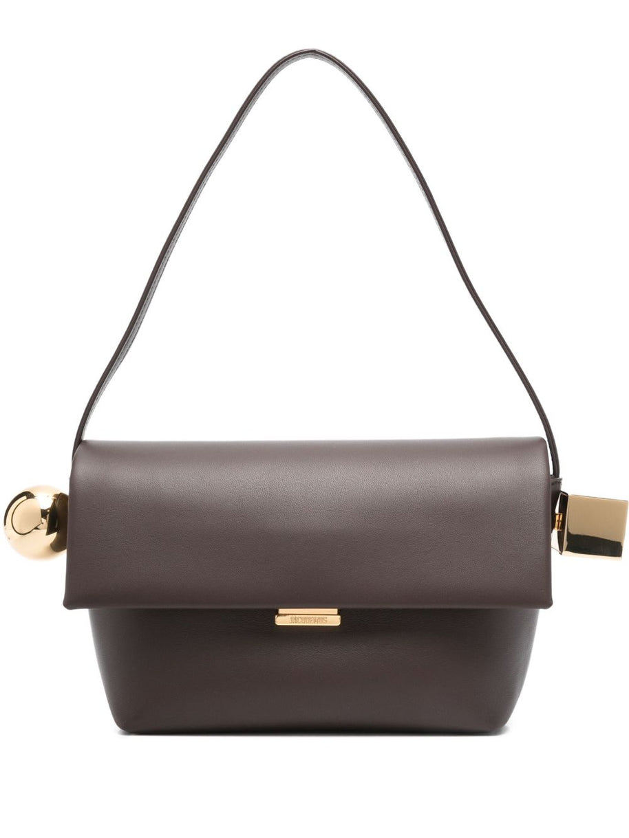 JACQUEMUS Le Rond Carré Shoulder Bag - Brown