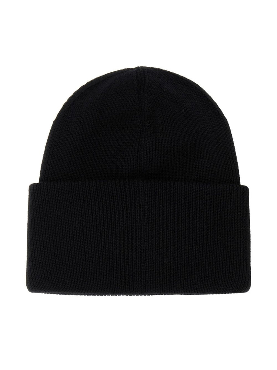 Canada Goose Logo Wool Beanie - Black