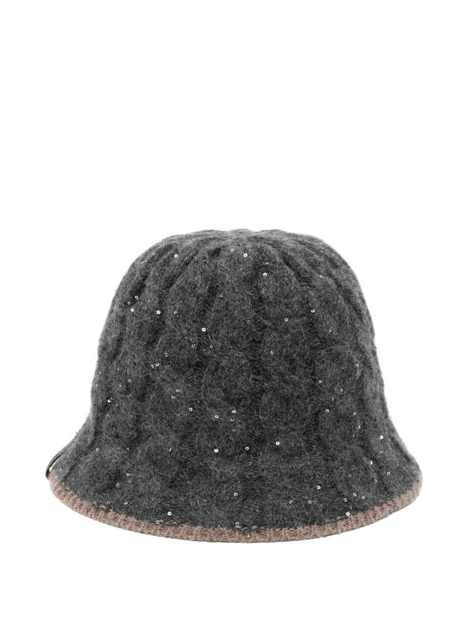 Brunello Cucinelli Wool Blend Cloche Hat