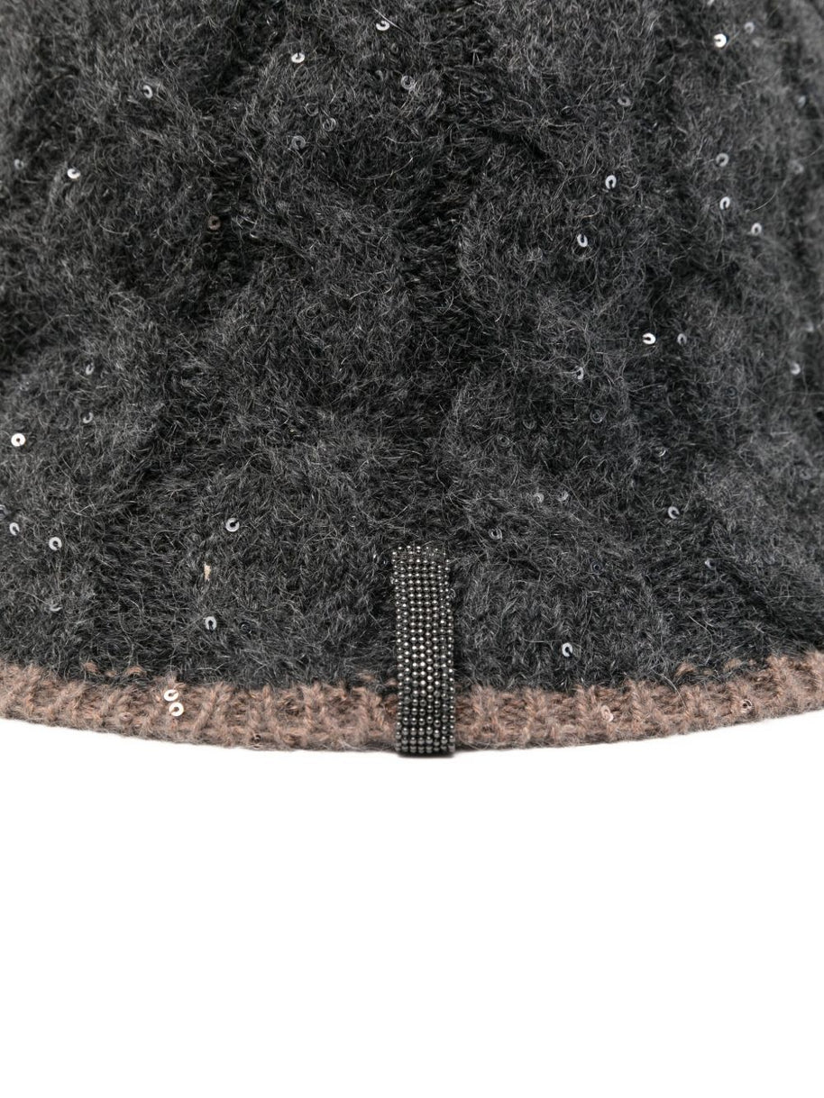 Brunello Cucinelli Wool Blend Cloche Hat