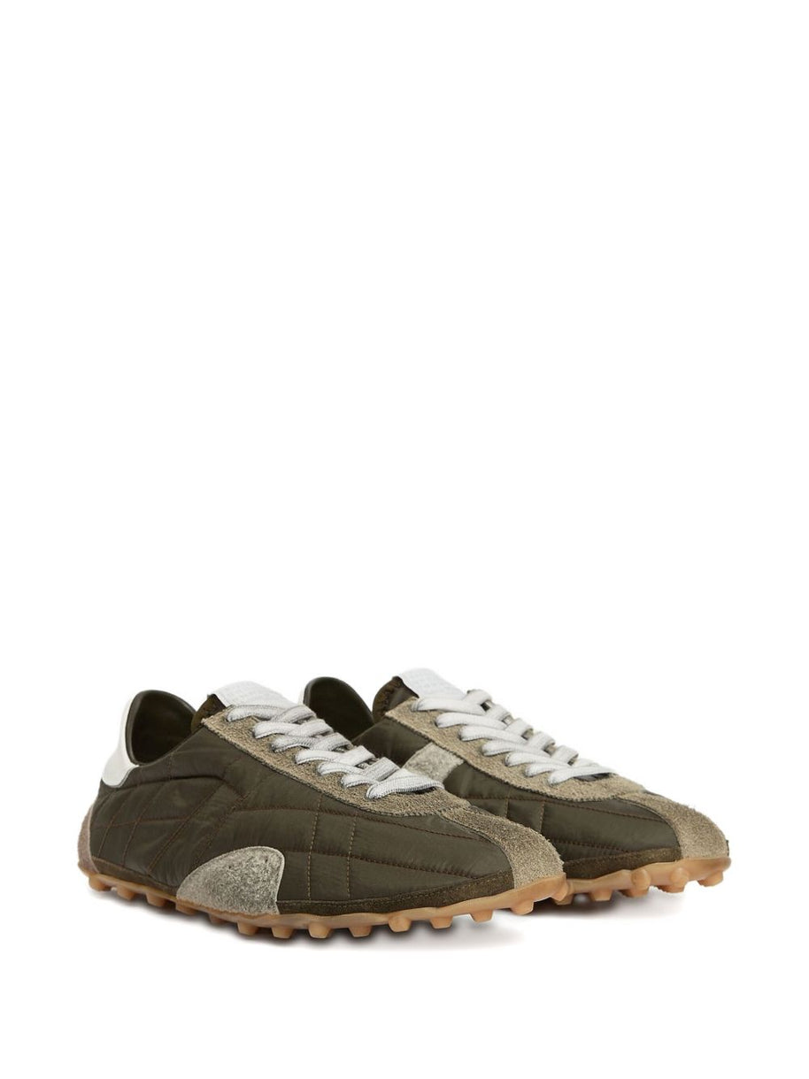 Maison Margiela Sprinters Low Leather Sneakers - Green