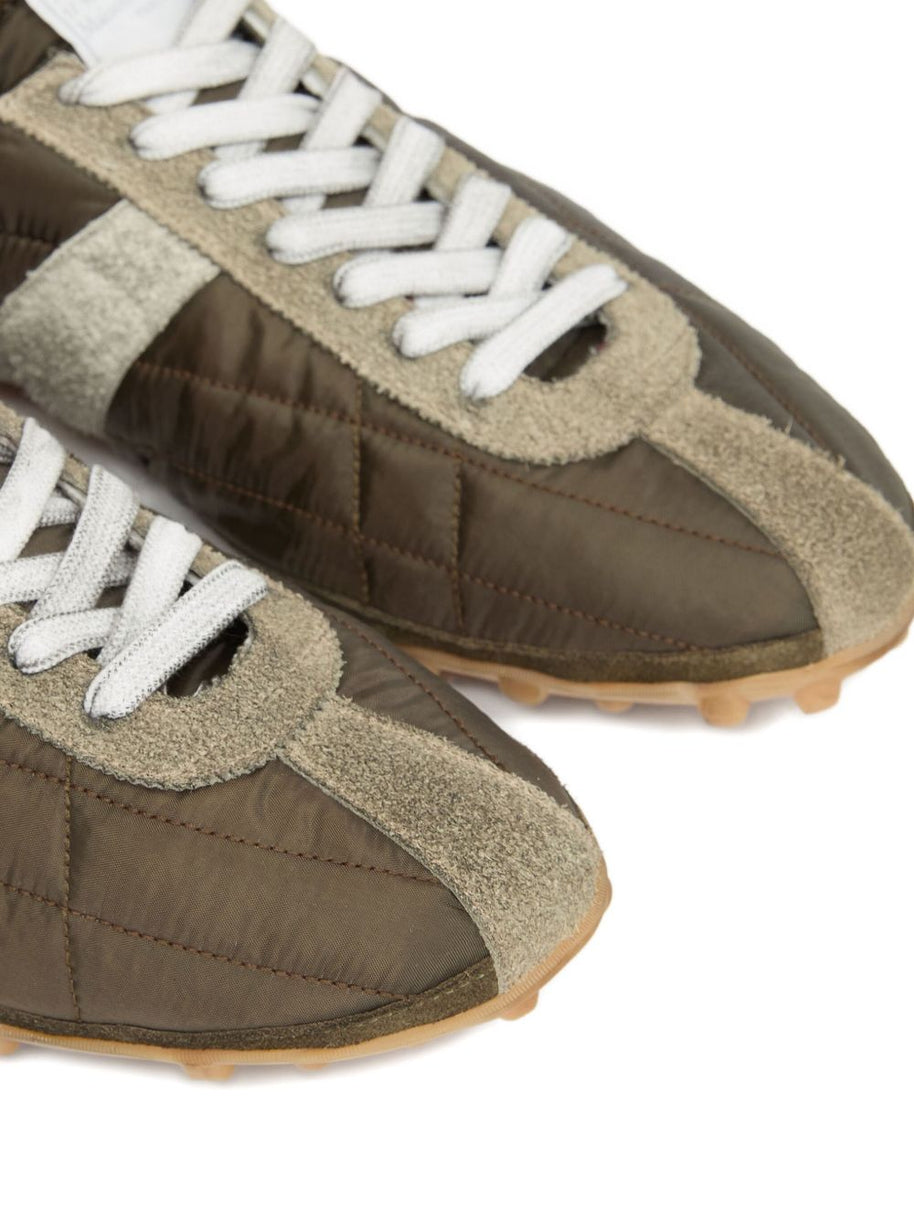 Maison Margiela Sprinters Low Leather Sneakers - Green