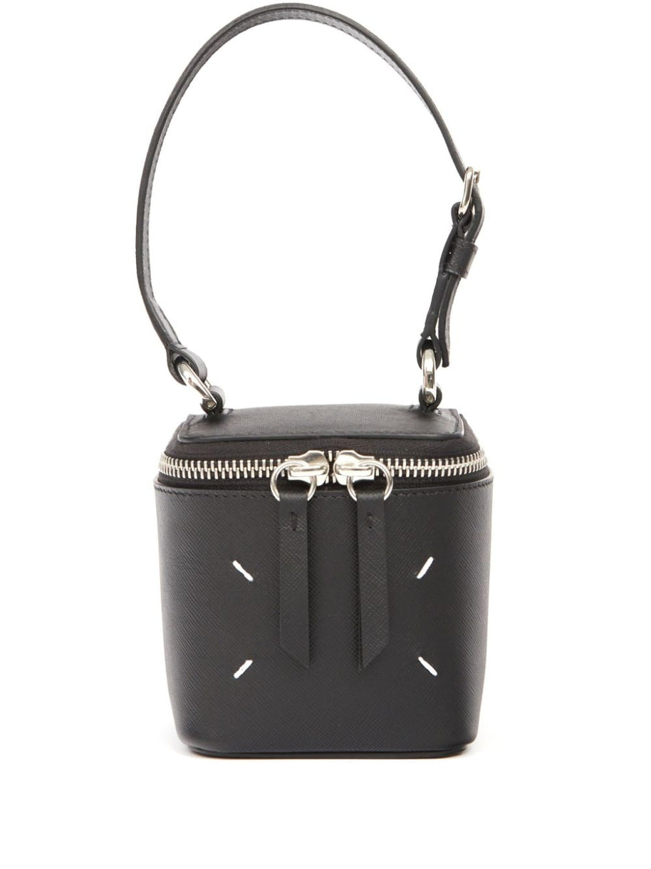 Maison Margiela Cube Micro Leather Handbag - Black