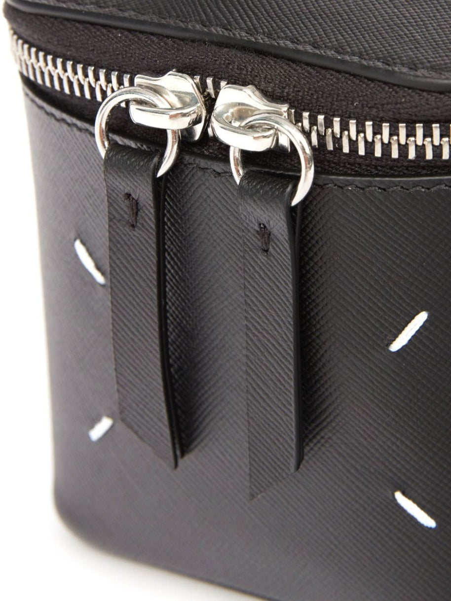 Maison Margiela Cube Micro Leather Handbag - Black
