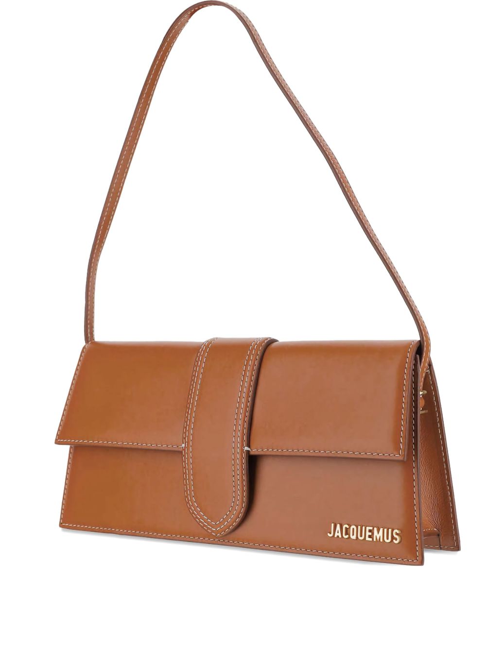 JACQUEMUS Le Bambino Long Shoulder Bag - Leather Brown