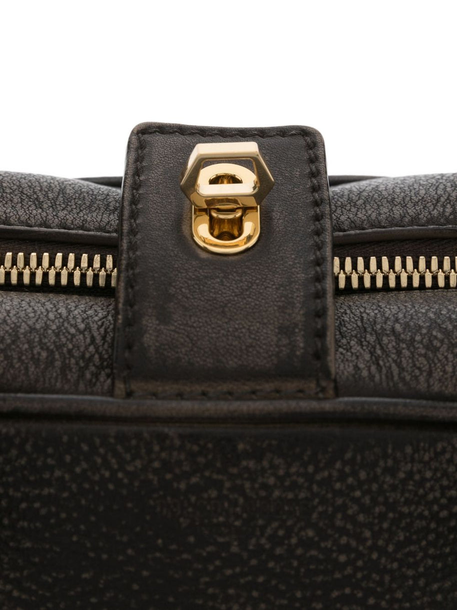 Golden Goose Vita leather handbag - Brown